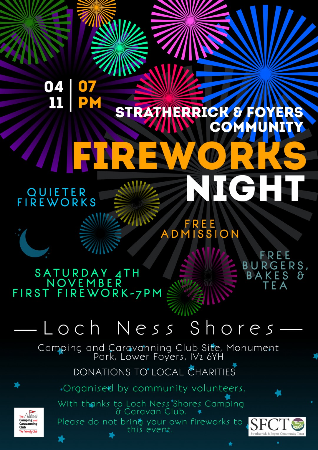 Community Fireworks Display | 04 November 2023 | Stratherrick & Foyers ...