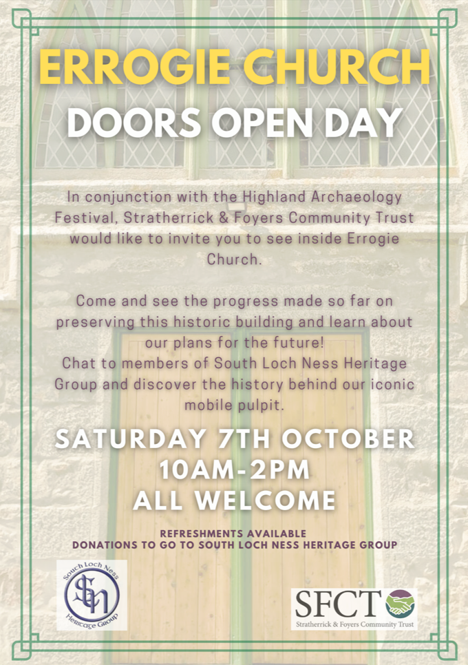 Doors Open Day at Errogie Church | 28 September 2023 | Stratherrick ...